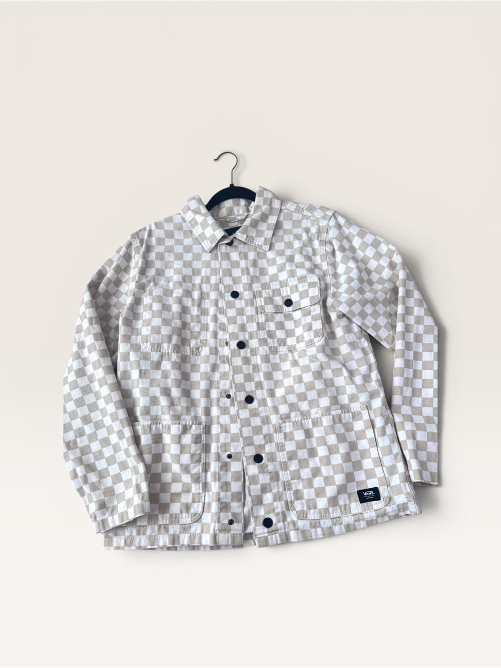 Vans Drill Chore Coat Checkerboard Canvas Jacket Men’s Small